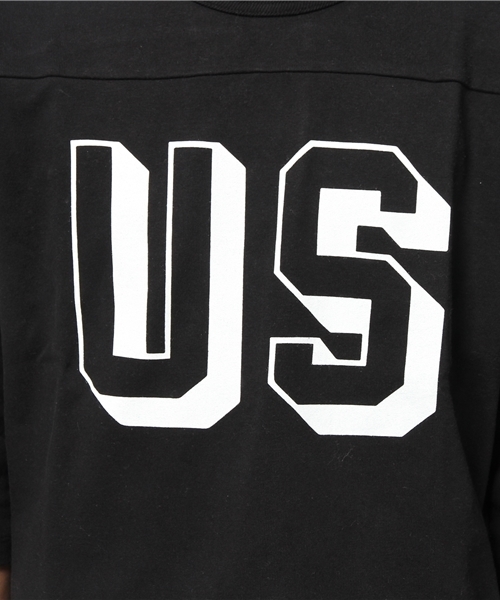 schott（ショット）の「Schott/ショット/COTTON FOTTBALL TSHIRT US/フットボールT（Tシャツ/カットソー・メンズ・レッド/ホワイト/ブラック/ネイビー・MEDIUM/LARGE/X-LARGE/SMALL/X-SMALL）」の9枚目の写真