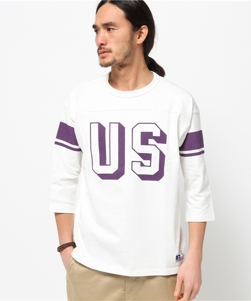 schott（ショット）の「Schott/ショット/COTTON FOTTBALL TSHIRT US/フットボールT（Tシャツ/カットソー・メンズ・レッド/ホワイト/ブラック/ネイビー・MEDIUM/LARGE/X-LARGE/SMALL/X-SMALL）」の12枚目の写真