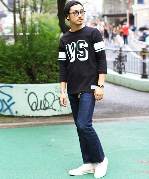 schott（ショット）の「Schott/ショット/COTTON FOTTBALL TSHIRT US/フットボールT（Tシャツ/カットソー・メンズ・レッド/ホワイト/ブラック/ネイビー・MEDIUM/LARGE/X-LARGE/SMALL/X-SMALL）」の14枚目の写真