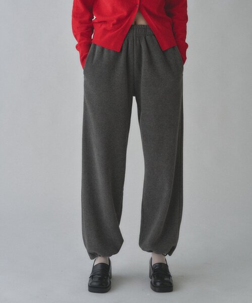 WHIMSIC(ウィムジック)の「【UNISEX】ループパイルフリースイージーパンツ(その他パンツ・メンズ・グレー/グレイッシュベージュ・FREE)」の3枚目の写真