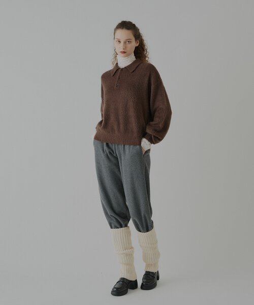 WHIMSIC(ウィムジック)の「【UNISEX】ループパイルフリースイージーパンツ(その他パンツ・メンズ・グレー/グレイッシュベージュ・FREE)」の17枚目の写真
