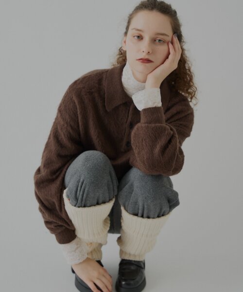 WHIMSIC(ウィムジック)の「【UNISEX】ループパイルフリースイージーパンツ(その他パンツ・メンズ・グレー/グレイッシュベージュ・FREE)」の18枚目の写真