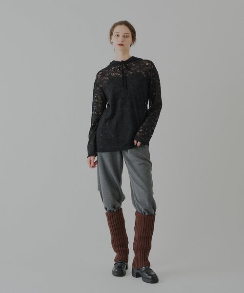 WHIMSIC(ウィムジック)の「【UNISEX】ループパイルフリースイージーパンツ(その他パンツ・メンズ・グレー/グレイッシュベージュ・FREE)」の19枚目の写真