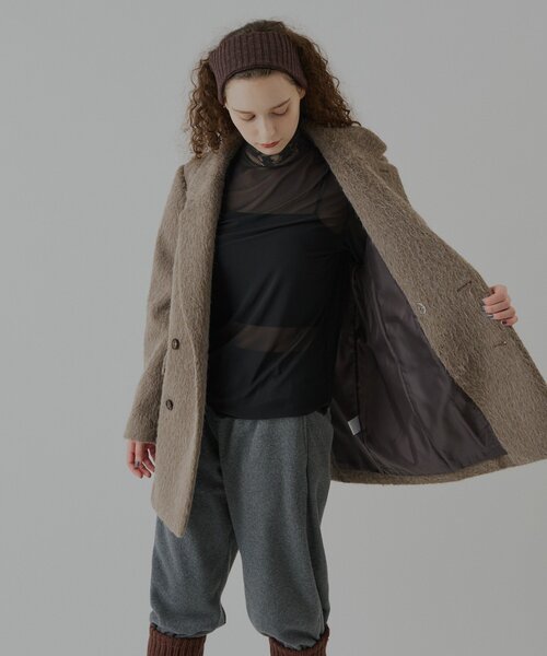 WHIMSIC(ウィムジック)の「【UNISEX】ループパイルフリースイージーパンツ(その他パンツ・メンズ・グレー/グレイッシュベージュ・FREE)」の10枚目の写真