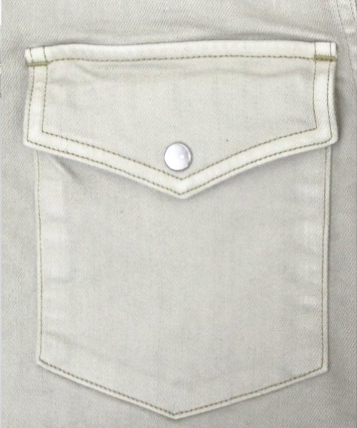 JACKROSE（ジャックローズ）の「ハイパーストレッチクールマックスデニムウエスタンシャツ（シャツ/ブラウス・メンズ・ベージュ/サックスブルー・L/M/XL）」の17枚目の写真