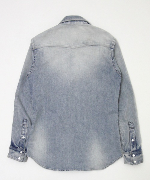 JACKROSE（ジャックローズ）の「ハイパーストレッチクールマックスデニムウエスタンシャツ（シャツ/ブラウス・メンズ・ベージュ/サックスブルー・L/M/XL）」の21枚目の写真