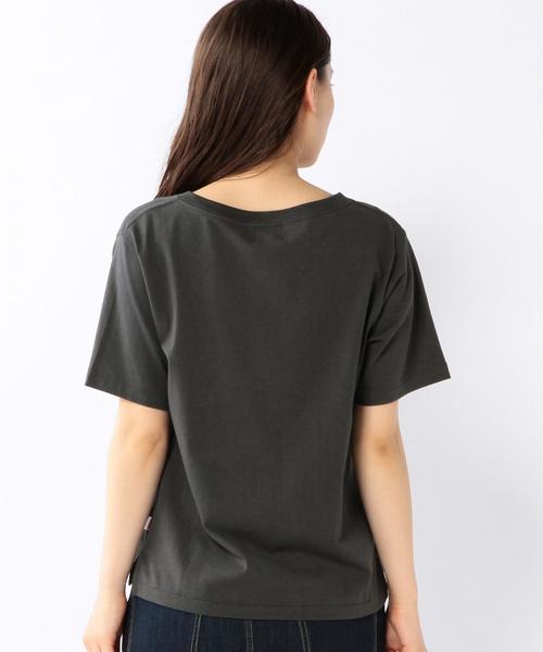 coen(コーエン)の「USAコットンVネックポケットTシャツ(Tシャツ/カットソー・レディース・ホワイト/ブラック・MEDIUM/LARGE)」の11枚目の写真