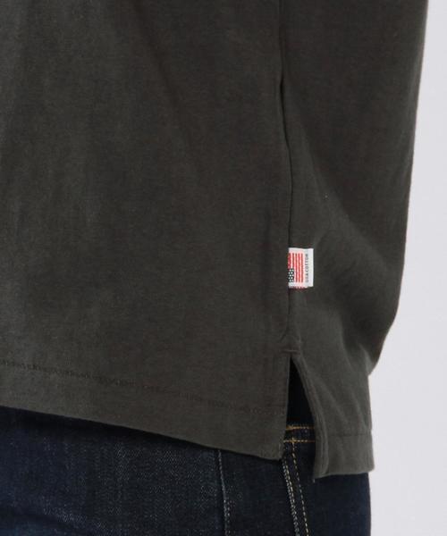 coen(コーエン)の「USAコットンVネックポケットTシャツ(Tシャツ/カットソー・レディース・ホワイト/ブラック・MEDIUM/LARGE)」の8枚目の写真