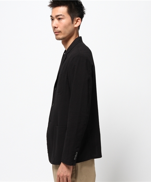URBAN RESEARCH(アーバンリサーチ)の「UR TAILOR シャツ ジャケット(テーラードジャケット・メンズ・ブラック/ネイビー・LARGE/SMALL/MEDIUM)」の10枚目の写真