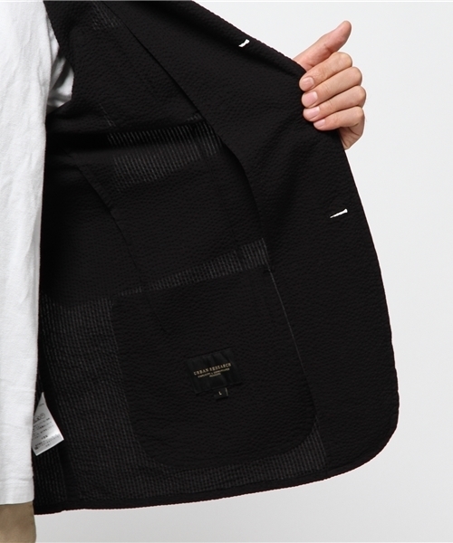 URBAN RESEARCH(アーバンリサーチ)の「UR TAILOR シャツ ジャケット(テーラードジャケット・メンズ・ブラック/ネイビー・LARGE/SMALL/MEDIUM)」の7枚目の写真
