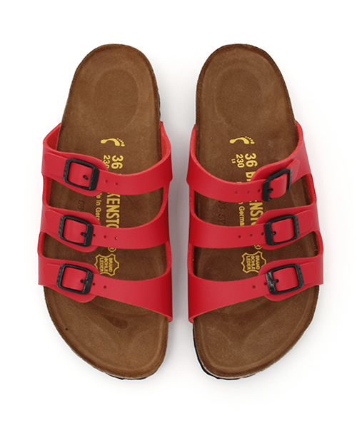 BIRKENSTOCK（ビルケンシュトック）の「【BIRKENSTOCK】 ビルケンシュトック FLORIDA フロリダ（サンダル・レディース・梅/Silver・24㎝/23cm）」の5枚目の写真