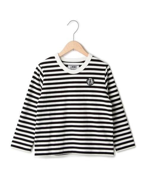 coen（コーエン）の「【coen kids】【MBC】ボーダーカットソー(100～150cm)（Tシャツ/カットソー・キッズ・ロイヤルブルー/オフホワイト・110/130/100/120/140/150）」の2枚目の写真