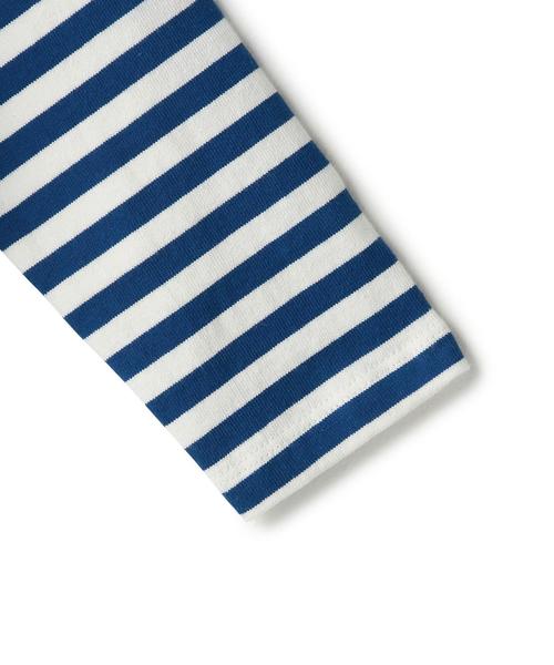 coen（コーエン）の「【coen kids】【MBC】ボーダーカットソー(100～150cm)（Tシャツ/カットソー・キッズ・ロイヤルブルー/オフホワイト・110/130/100/120/140/150）」の7枚目の写真