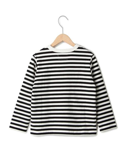 coen（コーエン）の「【coen kids】【MBC】ボーダーカットソー(100～150cm)（Tシャツ/カットソー・キッズ・ロイヤルブルー/オフホワイト・110/130/100/120/140/150）」の3枚目の写真