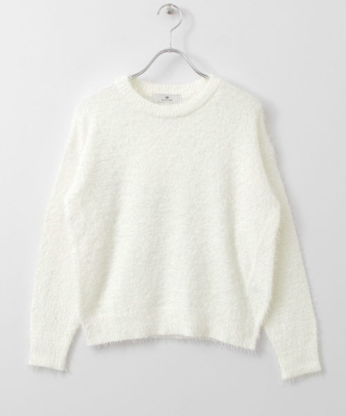 URBAN RESEARCH Sonny Label（アーバンリサーチサニーレーベル）の「Sonny Label フェザーニットプルオーバー（ニット/セーター・レディース・ネイビー/ホワイト/ピンク/グレー/ブラウン・FREE）」の15枚目の写真