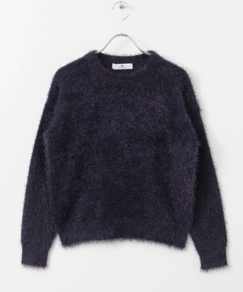 URBAN RESEARCH Sonny Label（アーバンリサーチサニーレーベル）の「Sonny Label フェザーニットプルオーバー（ニット/セーター・レディース・ネイビー/ホワイト/ピンク/グレー/ブラウン・FREE）」の17枚目の写真