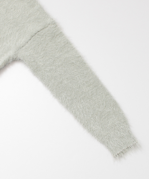 URBAN RESEARCH Sonny Label（アーバンリサーチサニーレーベル）の「Sonny Label フェザーニットプルオーバー（ニット/セーター・レディース・ネイビー/ホワイト/ピンク/グレー/ブラウン・FREE）」の8枚目の写真