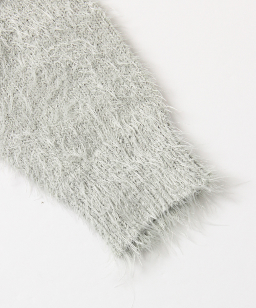 URBAN RESEARCH Sonny Label（アーバンリサーチサニーレーベル）の「Sonny Label フェザーニットプルオーバー（ニット/セーター・レディース・ネイビー/ホワイト/ピンク/グレー/ブラウン・FREE）」の9枚目の写真