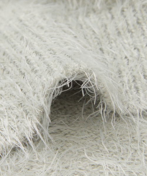 URBAN RESEARCH Sonny Label（アーバンリサーチサニーレーベル）の「Sonny Label フェザーニットプルオーバー（ニット/セーター・レディース・ネイビー/ホワイト/ピンク/グレー/ブラウン・FREE）」の10枚目の写真