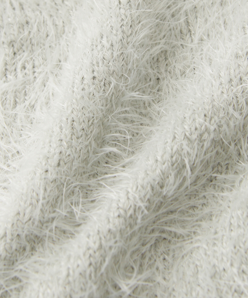 URBAN RESEARCH Sonny Label（アーバンリサーチサニーレーベル）の「Sonny Label フェザーニットプルオーバー（ニット/セーター・レディース・ネイビー/ホワイト/ピンク/グレー/ブラウン・FREE）」の11枚目の写真