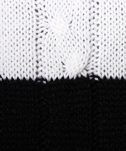 ８(eight)（エイト）の「ボーダー タートル ニットセーター カットソー（ニット/セーター・メンズ・ブラック×レッド/ホワイト×ネイビー/ブラック×グレー/ホワイト×ブラック・LARGE/MEDIUM）」の15枚目の写真