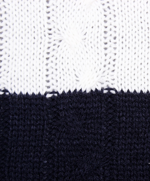 ８(eight)（エイト）の「ボーダー タートル ニットセーター カットソー（ニット/セーター・メンズ・ブラック×レッド/ホワイト×ネイビー/ブラック×グレー/ホワイト×ブラック・LARGE/MEDIUM）」の16枚目の写真