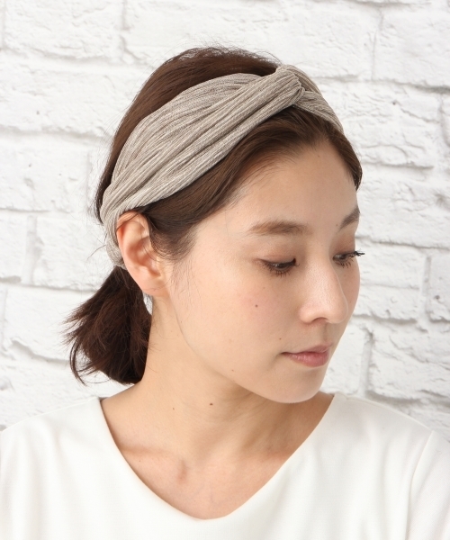 LEPSIM（レプシィム）の「ヘアターバンSS　746764（ヘアバンド・レディース・ブルー/イエロー/ブラック/ピンクベージュ・ONE SIZE）」の4枚目の写真