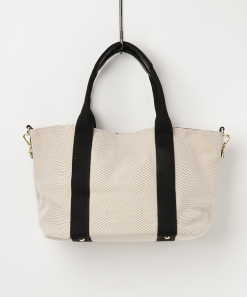 VitaFelice（ヴィータフェリーチェ）の「ショルダーバッグ 2wayキャンバストートバッグ 通勤通学バッグ（トートバッグ・レディース・ブラック/モカ・FREE）」の3枚目の写真