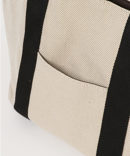 VitaFelice（ヴィータフェリーチェ）の「ショルダーバッグ 2wayキャンバストートバッグ 通勤通学バッグ（トートバッグ・レディース・ブラック/モカ・FREE）」の6枚目の写真