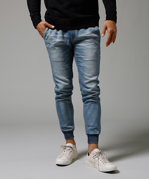 AZUL by moussy（アズールバイマウジー）の「ドビーデニムジョガーパンツ（その他パンツ・メンズ・ブルー/ダークブルー/ネイビー・LARGE/MEDIUM/SMALL/X-LARGE/X-SMALL）」の22枚目の写真