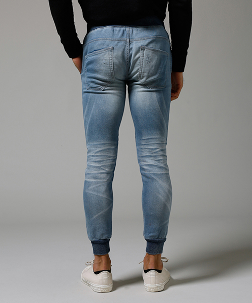 AZUL by moussy（アズールバイマウジー）の「ドビーデニムジョガーパンツ（その他パンツ・メンズ・ブルー/ダークブルー/ネイビー・LARGE/MEDIUM/SMALL/X-LARGE/X-SMALL）」の20枚目の写真