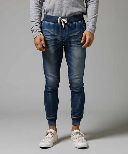 AZUL by moussy（アズールバイマウジー）の「ドビーデニムジョガーパンツ（その他パンツ・メンズ・ブルー/ダークブルー/ネイビー・LARGE/MEDIUM/SMALL/X-LARGE/X-SMALL）」の14枚目の写真