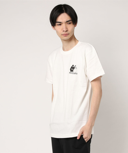 ROTAR（ローター）の「Life is Beautiful Tee / プリントTシャツ / バックプリント（Tシャツ/カットソー・メンズ・ホワイト/カーキ/スミクロ・SMALL/MEDIUM/LARGE/X-LARGE）」の20枚目の写真