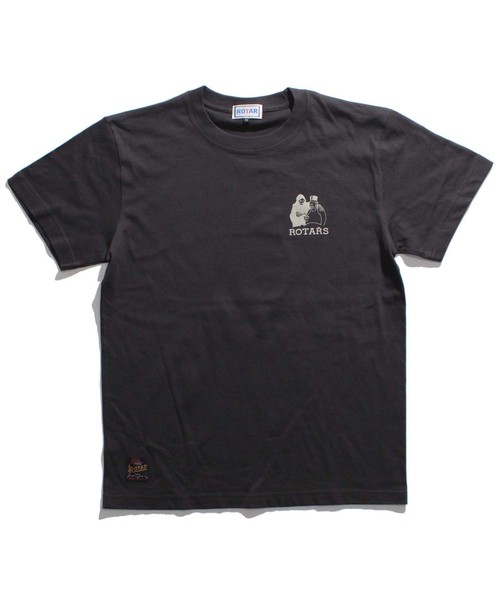 ROTAR（ローター）の「Life is Beautiful Tee / プリントTシャツ / バックプリント（Tシャツ/カットソー・メンズ・ホワイト/カーキ/スミクロ・SMALL/MEDIUM/LARGE/X-LARGE）」の11枚目の写真