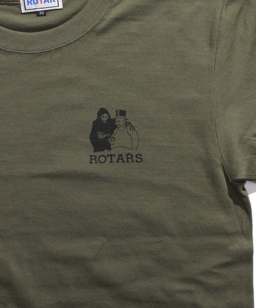 ROTAR（ローター）の「Life is Beautiful Tee / プリントTシャツ / バックプリント（Tシャツ/カットソー・メンズ・ホワイト/カーキ/スミクロ・SMALL/MEDIUM/LARGE/X-LARGE）」の16枚目の写真