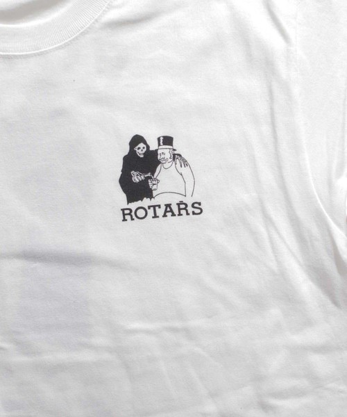 ROTAR（ローター）の「Life is Beautiful Tee / プリントTシャツ / バックプリント（Tシャツ/カットソー・メンズ・ホワイト/カーキ/スミクロ・SMALL/MEDIUM/LARGE/X-LARGE）」の12枚目の写真