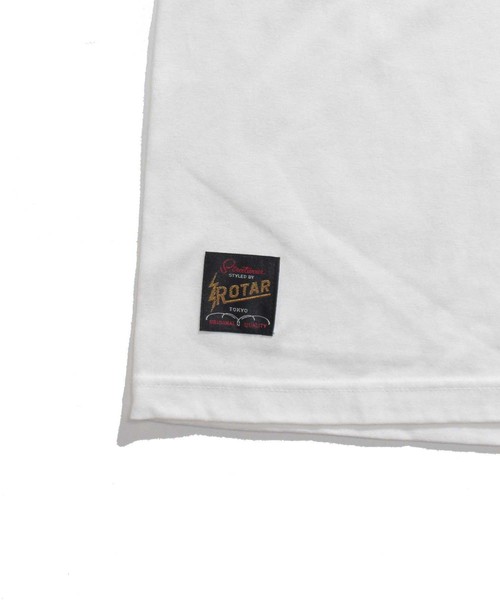 ROTAR（ローター）の「Life is Beautiful Tee / プリントTシャツ / バックプリント（Tシャツ/カットソー・メンズ・ホワイト/カーキ/スミクロ・SMALL/MEDIUM/LARGE/X-LARGE）」の19枚目の写真