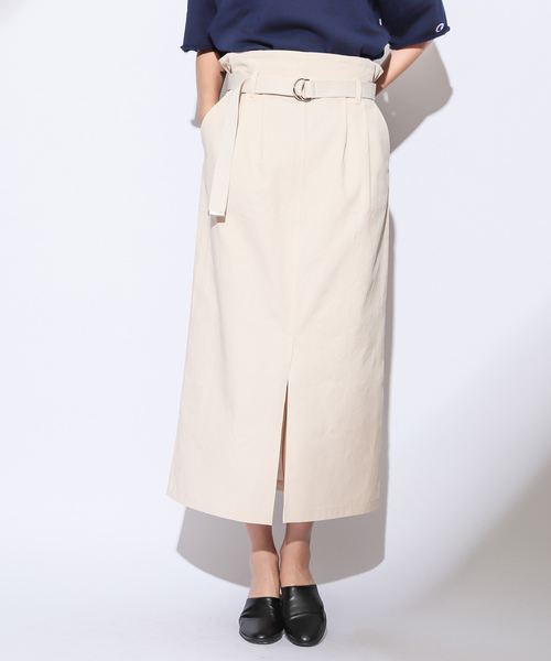 CIAOPANIC（チャオパニック）の「綿ツイルツータックタイトスカート（スカート・レディース・ベージュ/レッド/アイボリー・FREE）」の20枚目の写真