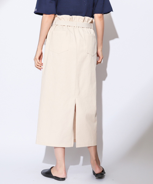 CIAOPANIC（チャオパニック）の「綿ツイルツータックタイトスカート（スカート・レディース・ベージュ/レッド/アイボリー・FREE）」の12枚目の写真