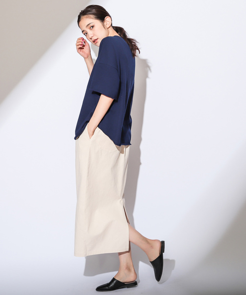 CIAOPANIC（チャオパニック）の「綿ツイルツータックタイトスカート（スカート・レディース・ベージュ/レッド/アイボリー・FREE）」の13枚目の写真