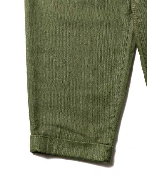 BEAMS PLUS(ビームスプラス)の「BEAMS PLUS / 2プリーツ リネンパンツ(その他パンツ・メンズ・ネイビー/オリーブ/ベージュ・LARGE/SMALL/MEDIUM/X-SMALL/X-LARGE)」の6枚目の写真