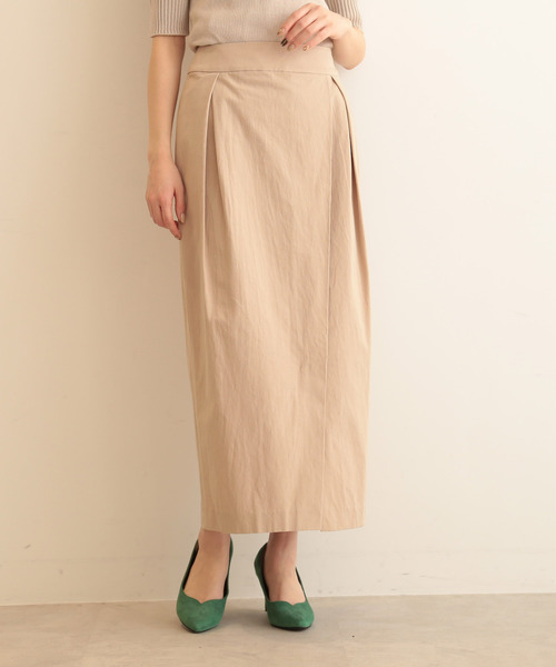 FREE'S MART(フリーズマート)の「スリットロングペンシルスカート(スカート・レディース・ベージュ/イエロー/ブルー・SMALL/MEDIUM)」の2枚目の写真