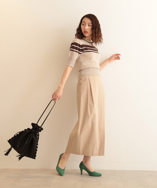 FREE'S MART(フリーズマート)の「スリットロングペンシルスカート(スカート・レディース・ベージュ/イエロー/ブルー・SMALL/MEDIUM)」の11枚目の写真