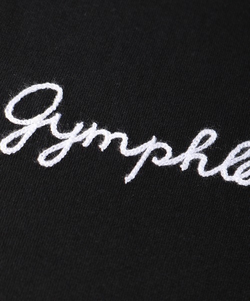 GYMPHLEX（ジムフレックス）の「[GYMPHLEX/ジムフレックス] ロゴ刺繍Tシャツ（Tシャツ/カットソー・レディース・ホワイト/グレー/ネイビー/ホワイト×ネイビー/ブラック/ベージュ/ホワイト×カーキブラウン/チャコール/ライトベージュ・14/L/M）」の11枚目の写真