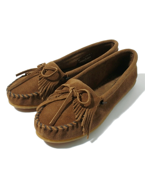 SHIPS for women(シップスフォーウィメン)の「MINNETONKA:スエード モカシン(モカシン/デッキシューズ・レディース・ブラウン・37/38/35/36)」の1枚目の写真