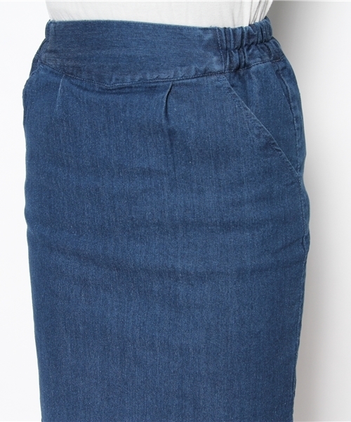 Chico（チコ）の「ﾀｲﾄｽｶｰﾄ（スカート・レディース・ブラック×ホワイト/ネイビー/ブルー・FREE）」の5枚目の写真