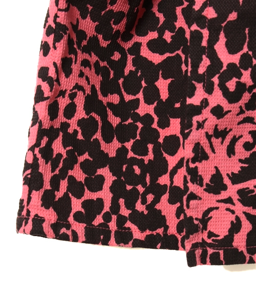 HYSTERIC MINI（ヒステリックミニ）の「Animal mini face camo 総柄 じんべえ（浴衣・キッズ・ブラック/イエロー/ピンク・100/120）」の12枚目の写真