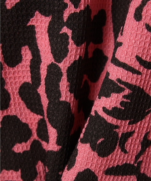 HYSTERIC MINI（ヒステリックミニ）の「Animal mini face camo 総柄 じんべえ（浴衣・キッズ・ブラック/イエロー/ピンク・100/120）」の10枚目の写真