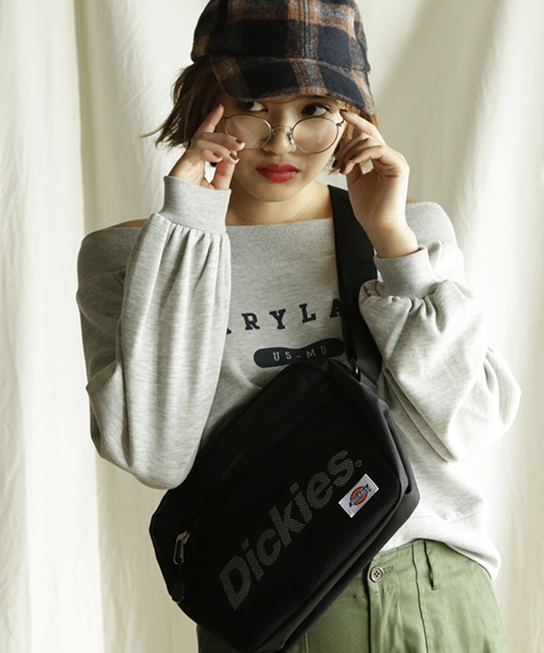 Dickies（ディッキーズ）の「【Dickies】【別注】 ディッキーズミニショルダーバッグ（ショルダーバッグ・レディース・ブラック/ブラウン/ブルー系その他・FREE）」の14枚目の写真