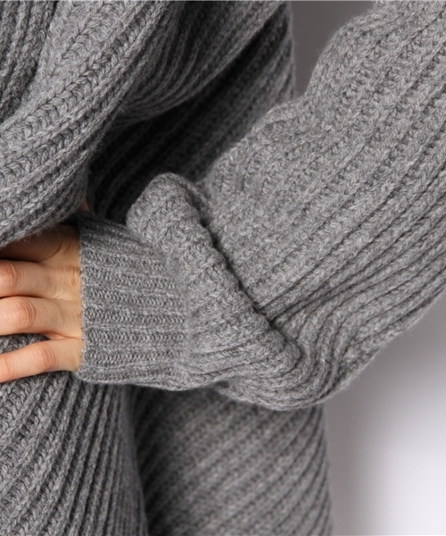 JOSEPH（ジョセフ）の「STRUCTURED KNIT カーディガン（カーディガン/ボレロ・レディース・グレー系/ブラック系/ダルブルー系・MEDIUM）」の10枚目の写真